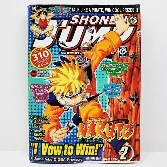 Shonen Jump Magazine February 2006 Vol. 4 #2 ft. Naruto, One Piece, Manga, More - Picture 4 of 13